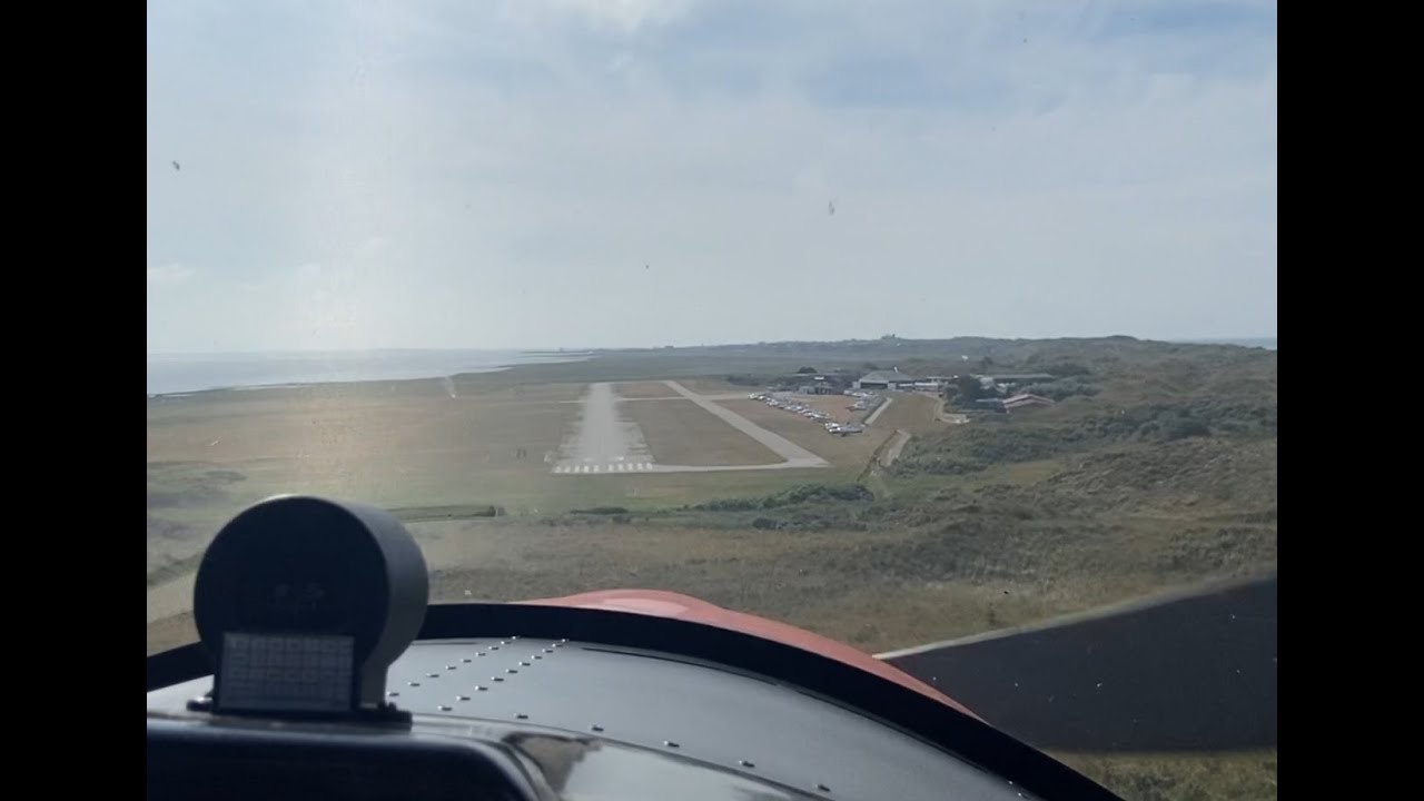 Flughafen Juist (Anflug & Landung)
