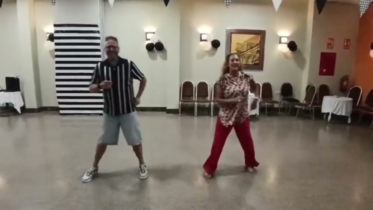 J K CRAZY - LINE DANCE BY Jamie Barnfield & Kate Sala (DEMO VIDEO)