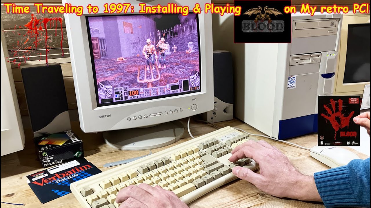 Time Traveling to 1997: Installing & Playing Blood on My retro PC!