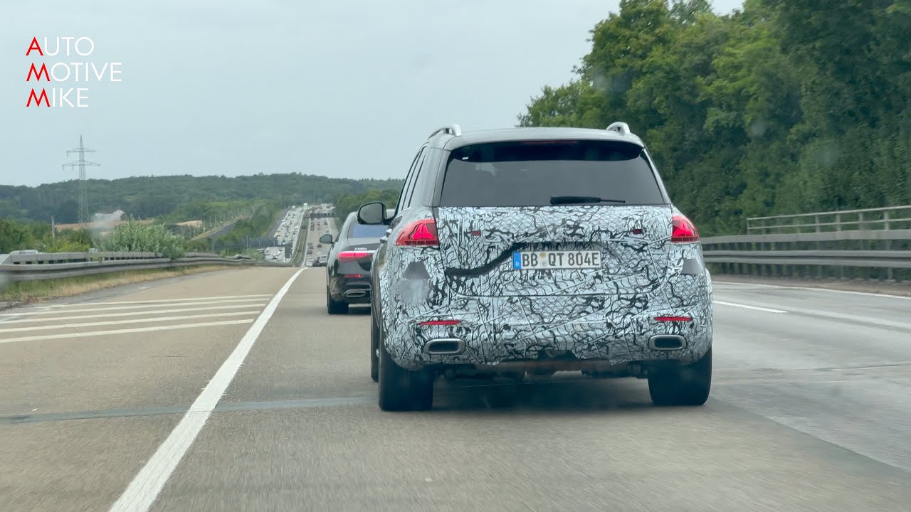 2026 MERCEDES GLE TESTING ON THE GERMAN AUTOBAHN