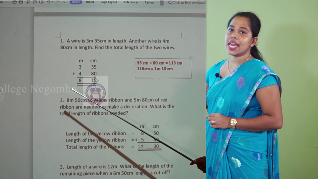 Grade 5 English Medium Maths Session 03