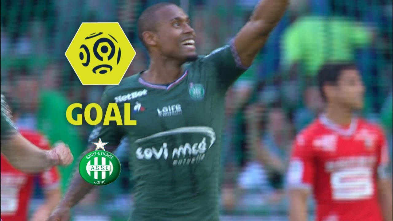 Goal Gabriel SILVA (45' +2) / AS Saint-Etienne - Stade Rennais FC (2-2) / 2017-18