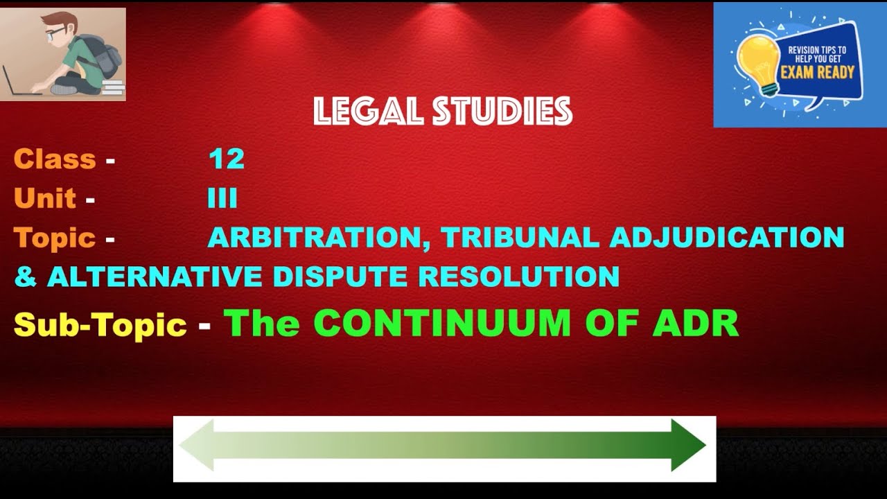 The Continuum of Dispute Resolution