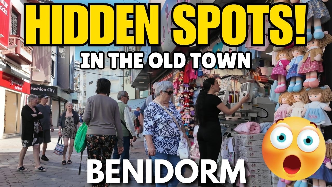 Benidorm Old Town: MUST-VISIT Bars & Shops! 😲🛍️┃HIDDEN & Forgotten Strrets!
