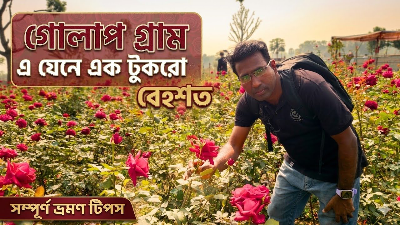 গোলাপ গ্রাম সাভার | ঢাকার ফুলের রাজ্য🌹Savar Rose Village Dhaka