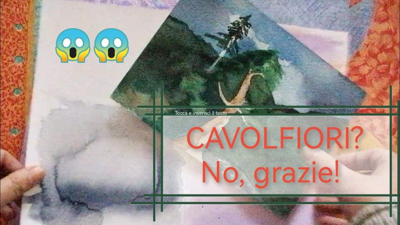Cavolfiori nell'acquarello :cosa sono e come evitarli