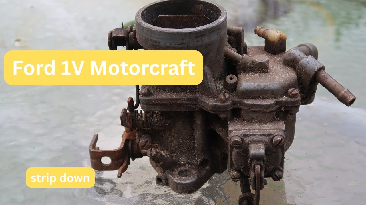 Разборка карбюратора Ford 1V Motorcraft, спецификация для Великобритании #РеставрацияМотоцикла | ...
