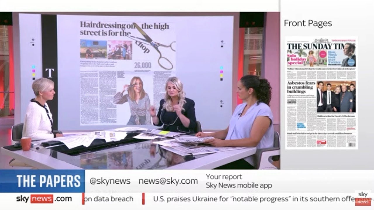 Kate Hardcastle MBE - #SkyPapers - Hairdressers on High Streets - 03-09-23 - #TheCustomerWhisperer