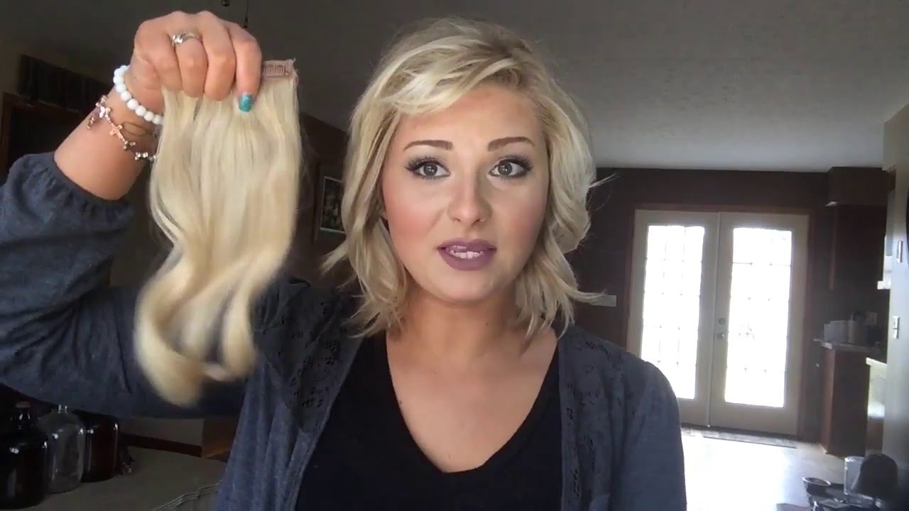 How To Blend Short Hair With Clip In Hair Extensions