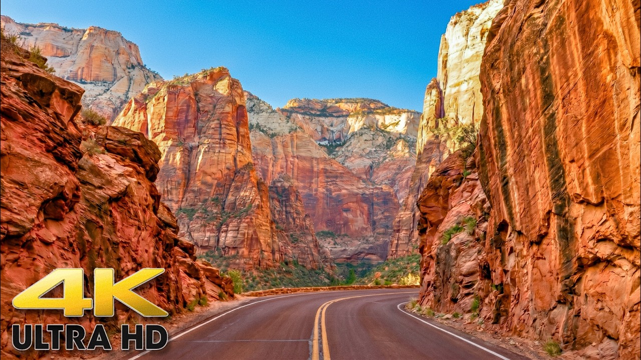 The Road to Zion National Park - St. George to Zion Mojave Desert Scenic Drive Utah