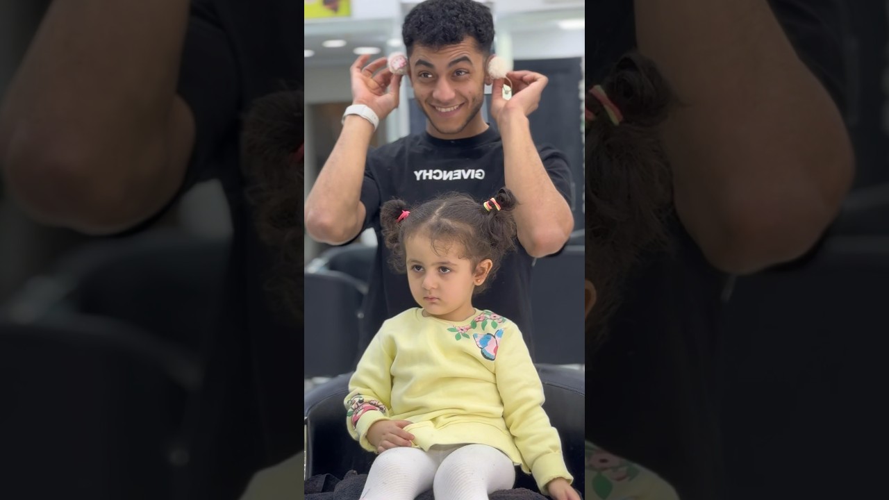 🤍🙈 #mahmoudradyyyy #haircut #hairstyle #mr #hairkids #curly #ilovecats #curly #hair #haircolor