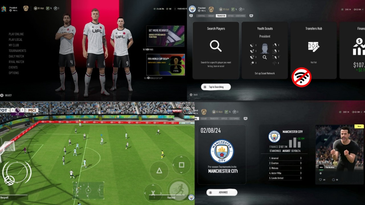 FIFA 16 MOBILE MOD UFL 26 ANDROID OFFLINE CAREER MOD NEW FACES FITS TRANSFERS 26/27 PS5 GRAPHICS