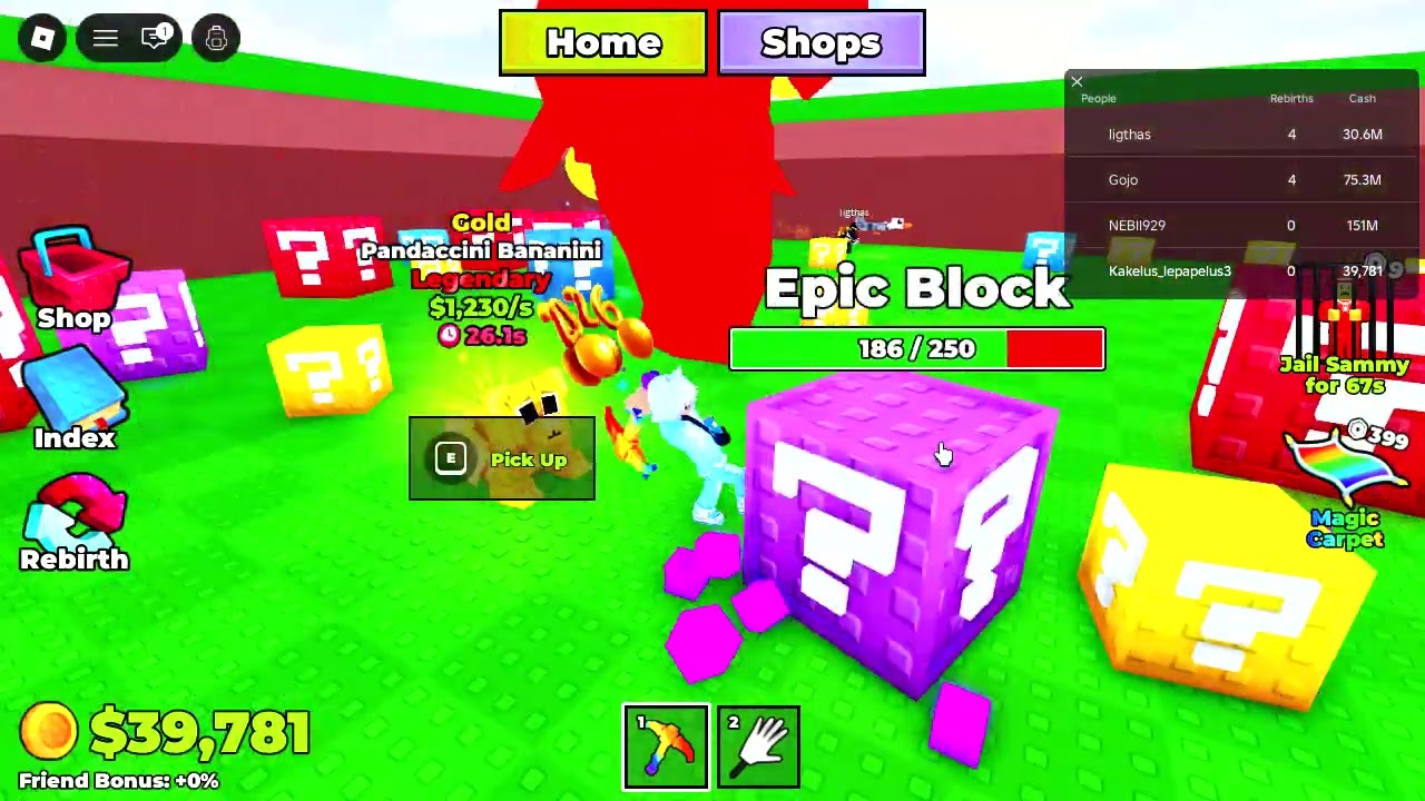 break a lucky block