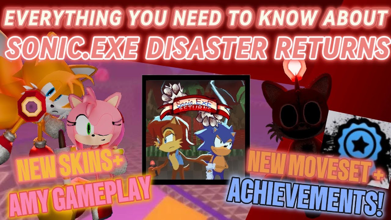 Всё, что вам нужно знать о Sonic.Exe Disaster Returns |The Disaster Returns 1.4P|