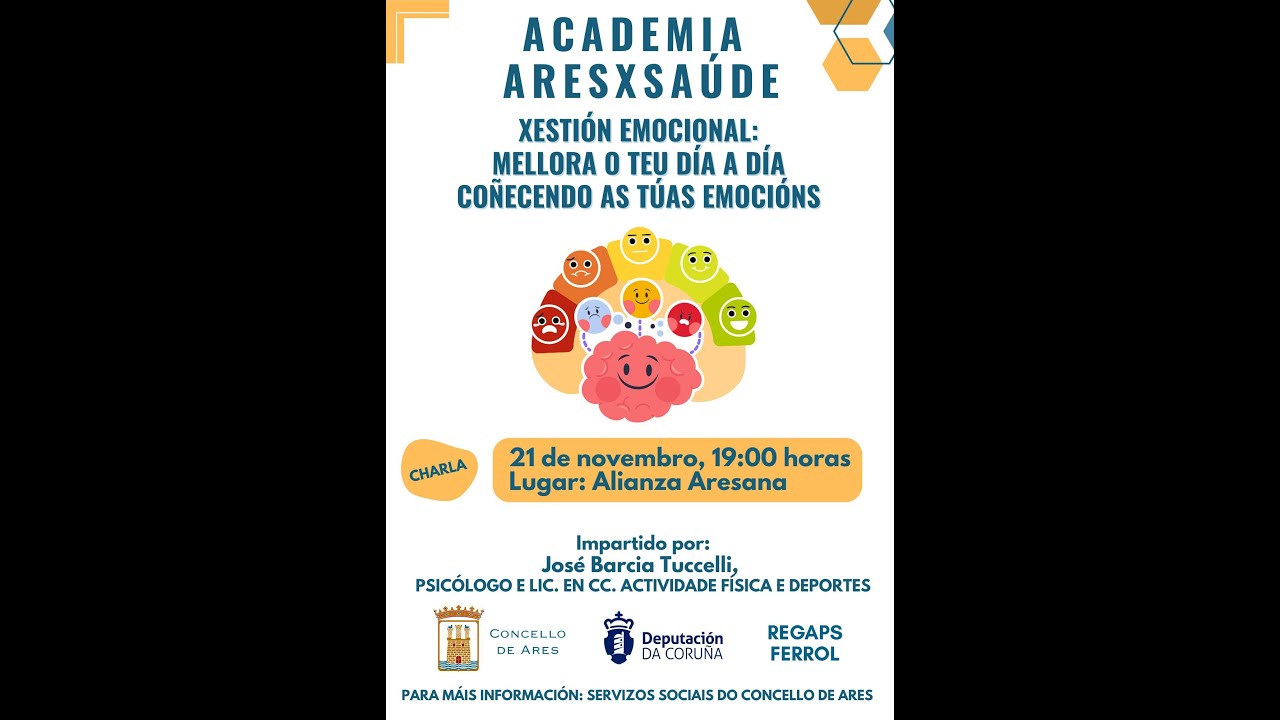 Academia AresXSaúde: Xestión emocional: mellora o teu día a día coñecendo as túas emocións