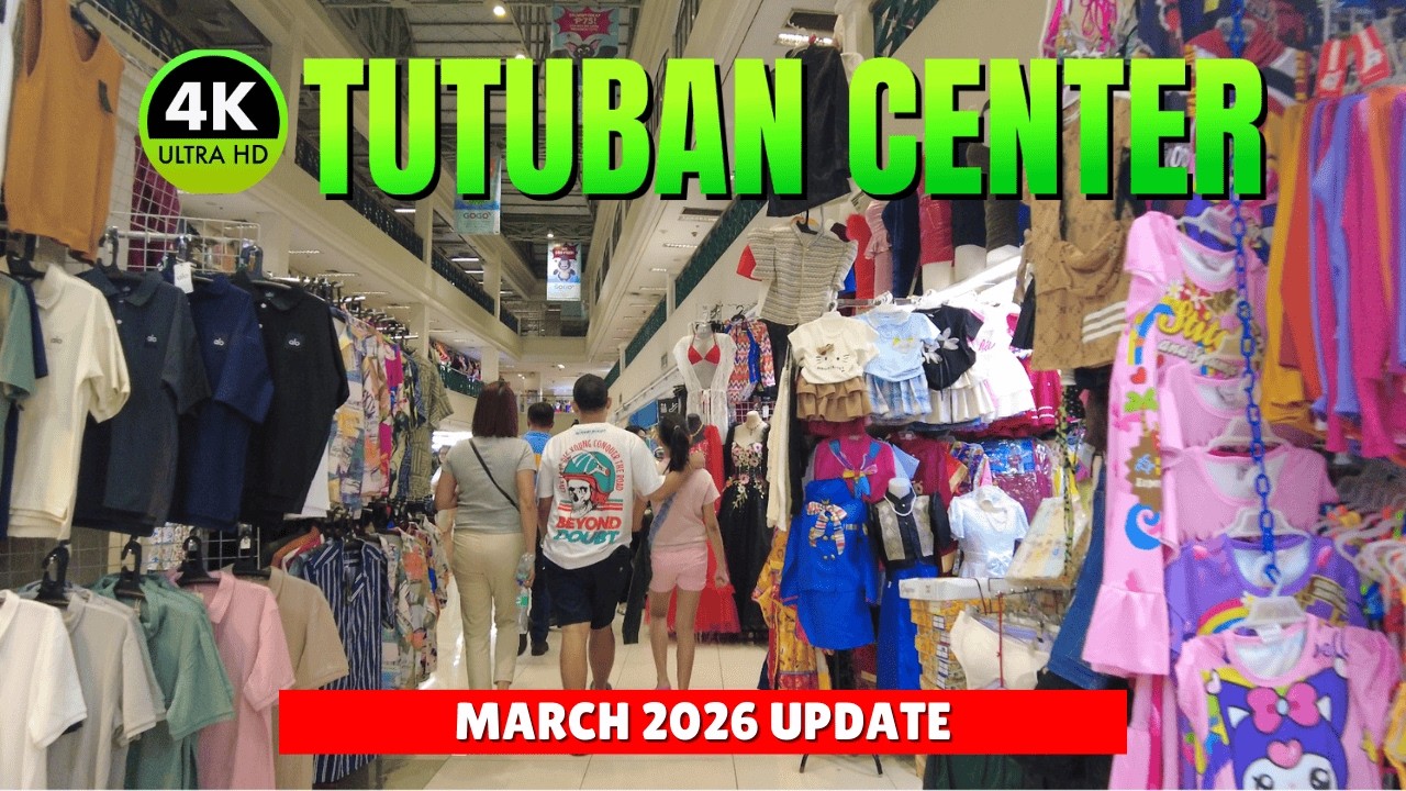 [4K] Tutuban Center Mall Tour - First Week of March 2026!