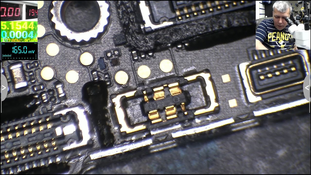 Iphone 8 not charging, bypassing the battery bms data lines