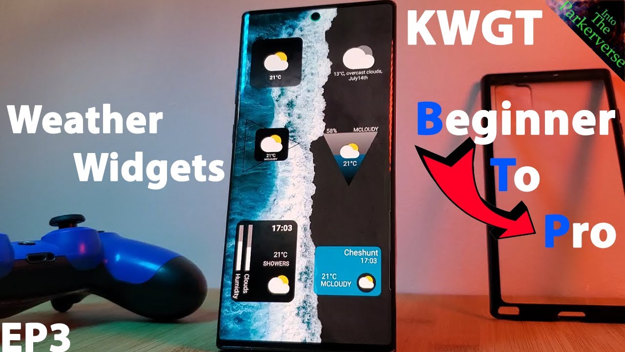 Виджеты KWGT — от новичка до профессионала (Эпизод 3). 6 уникальных погодных виджетов (Руководств...