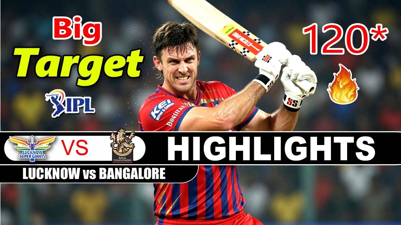Обзор 50-го матча IPL 2026 между командами Royal Challengers Bengaluru и Lucknow Super Giants | R...