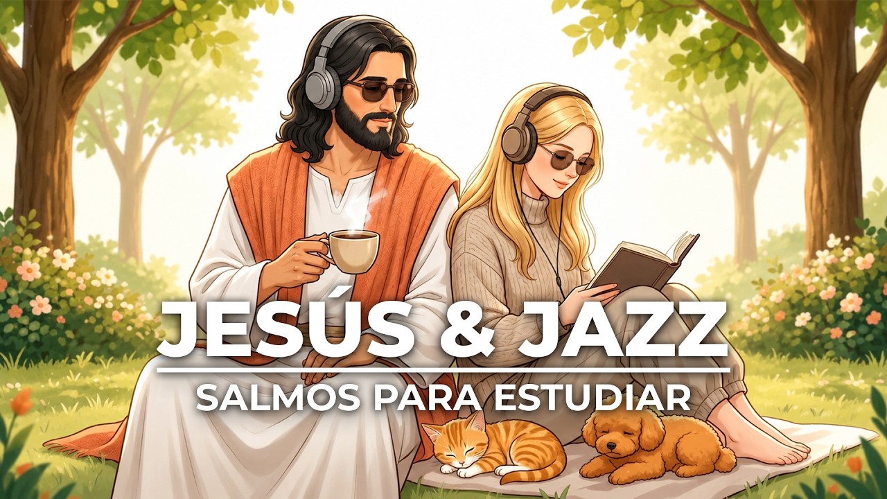 Christian Cafe Jazz for Work & Study | ☕ Morning Coffee with Jesus | KJV Psalms with Vocals