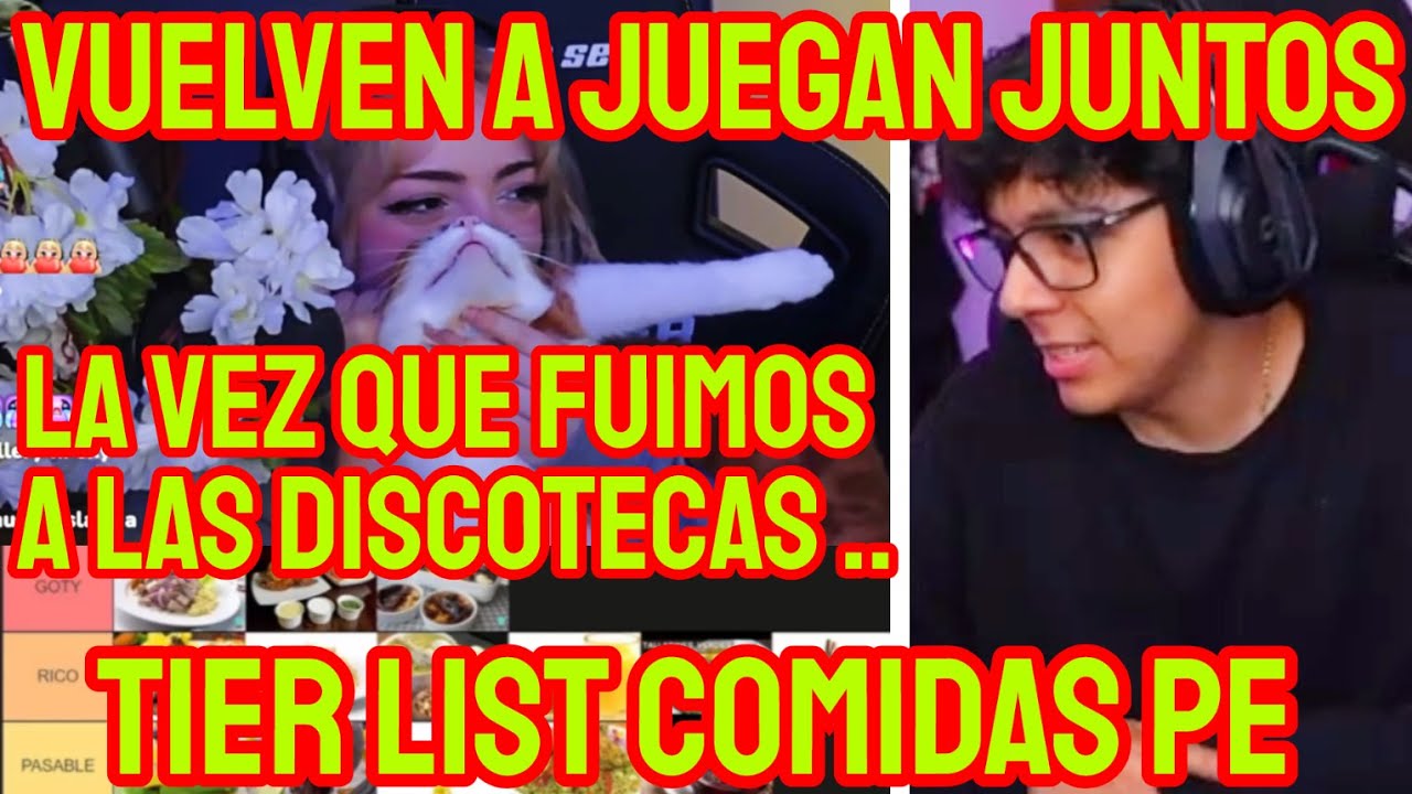 DAARICK Y SYLVEEY VUELVEN A JUGAR JUNTOS + TIERLIST COMIDA PE + CUENTAN ANECDOTAS, LE ENSEÑA A TESLA