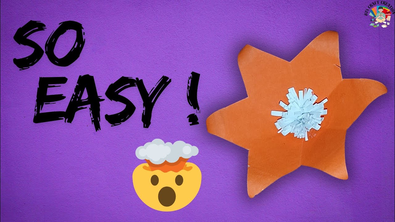 How to Make Mini Flower at Home 🌼 | Simple Craft Tutorial | BTS Craft Creation 