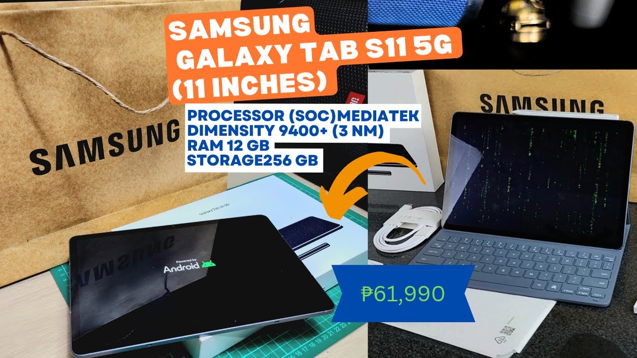 Samsung Galaxy Tab S11 5G (11 inches) Unboxing  AI Tools, Keyboard and Stunning Display