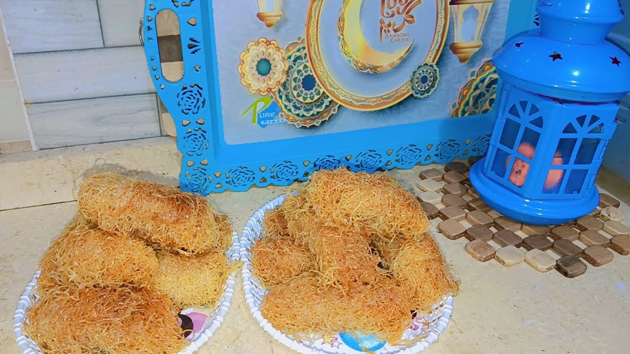 أسهل طريقة عمل كنافه 🥰 أصابع 👌🌛☪️