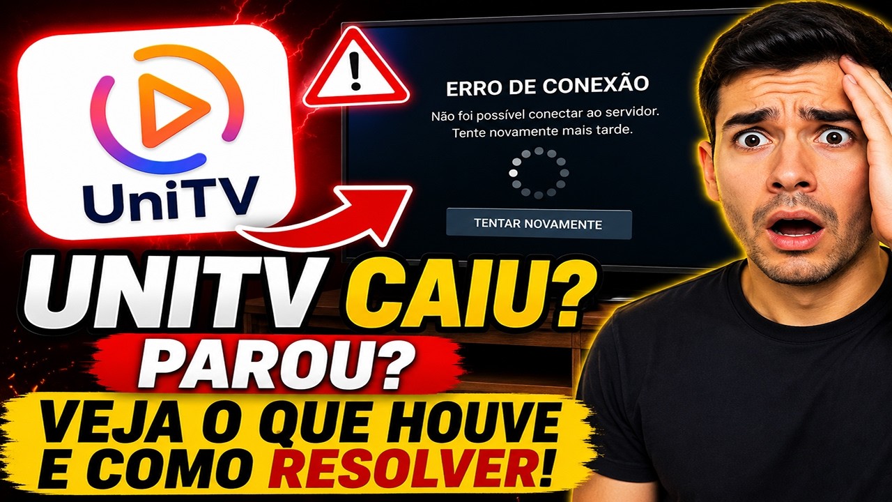 🚨 UNITV PAROU DE FUNCIONAR? UNITV CAIU? UNITV FORA DO AR? VEJA A SOLU&Ccedil;&Atilde;O NESSE V&Iacute;DEO!