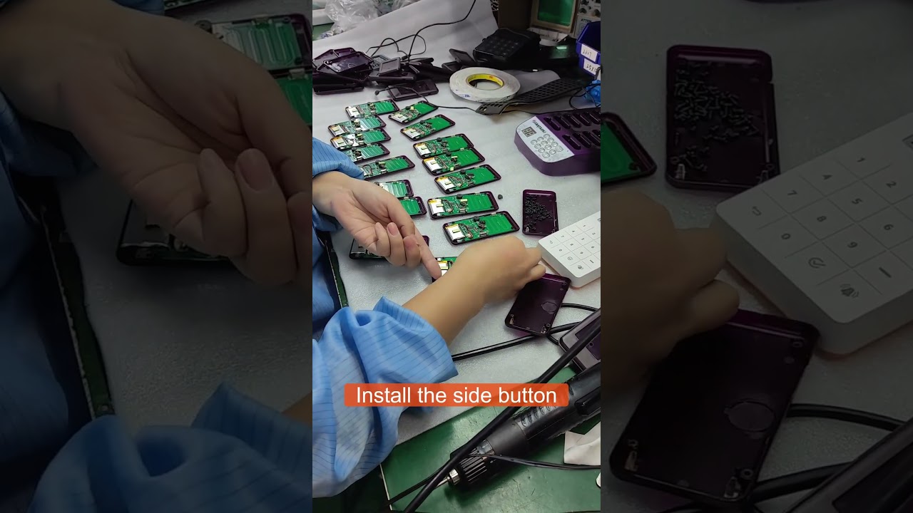 Let's see how to assemble the pagers for wireless guest paging system