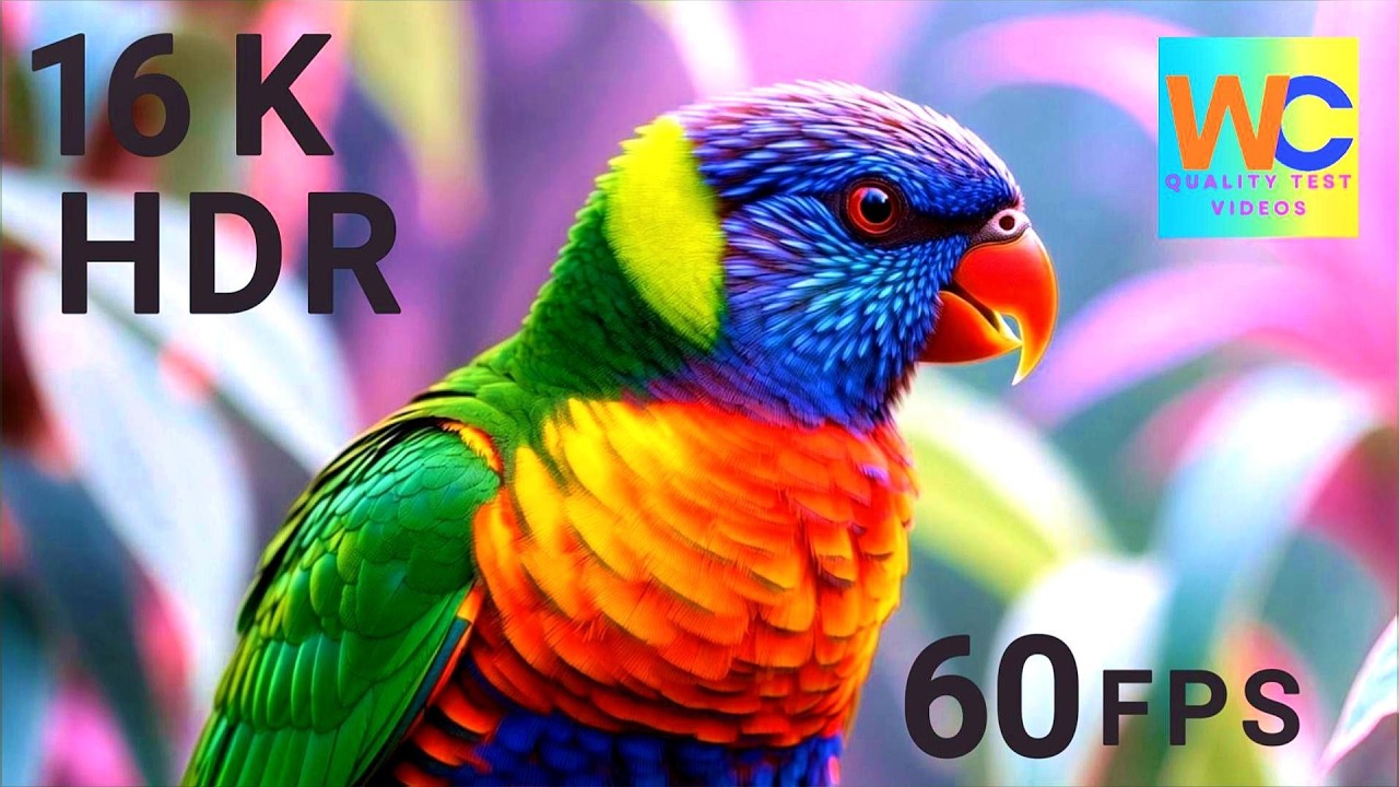 Beautiful OLED Test Demo 16K HDR 60 fps Dolby Vision - Relaxing & Stress free Music