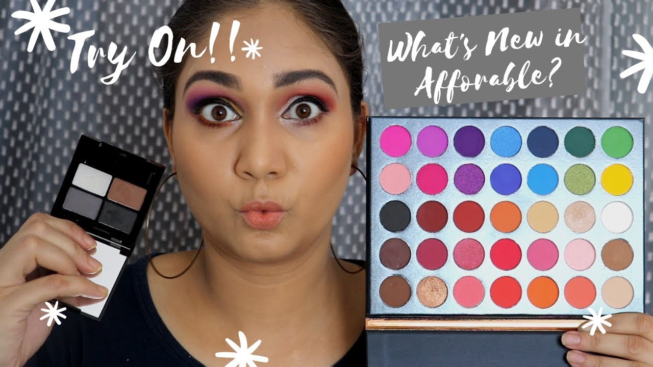 BEAUTY GLAZED EYESHADOW PALETTE + SWISS BEAUTY EYEBROW POWDER REVIEW | WHAT'S NEW IN AFFORDABLE ?