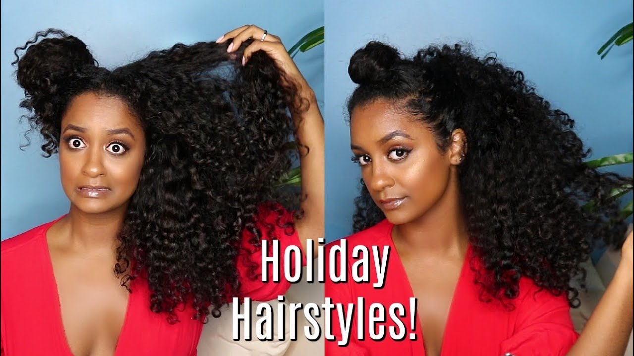 Holiday Curly Hairstyles 🎄| Affordable Products!