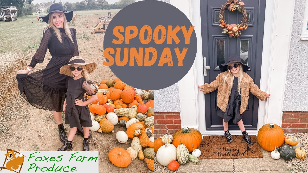 Spooky Sunday Vlog 🎃 | Foxes Farm Pumpkin Patch | Charlotte In Wonderland