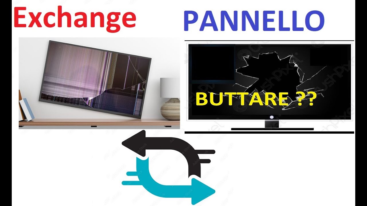 TV con Pannello Rotto: Strategia di una Riparazione.