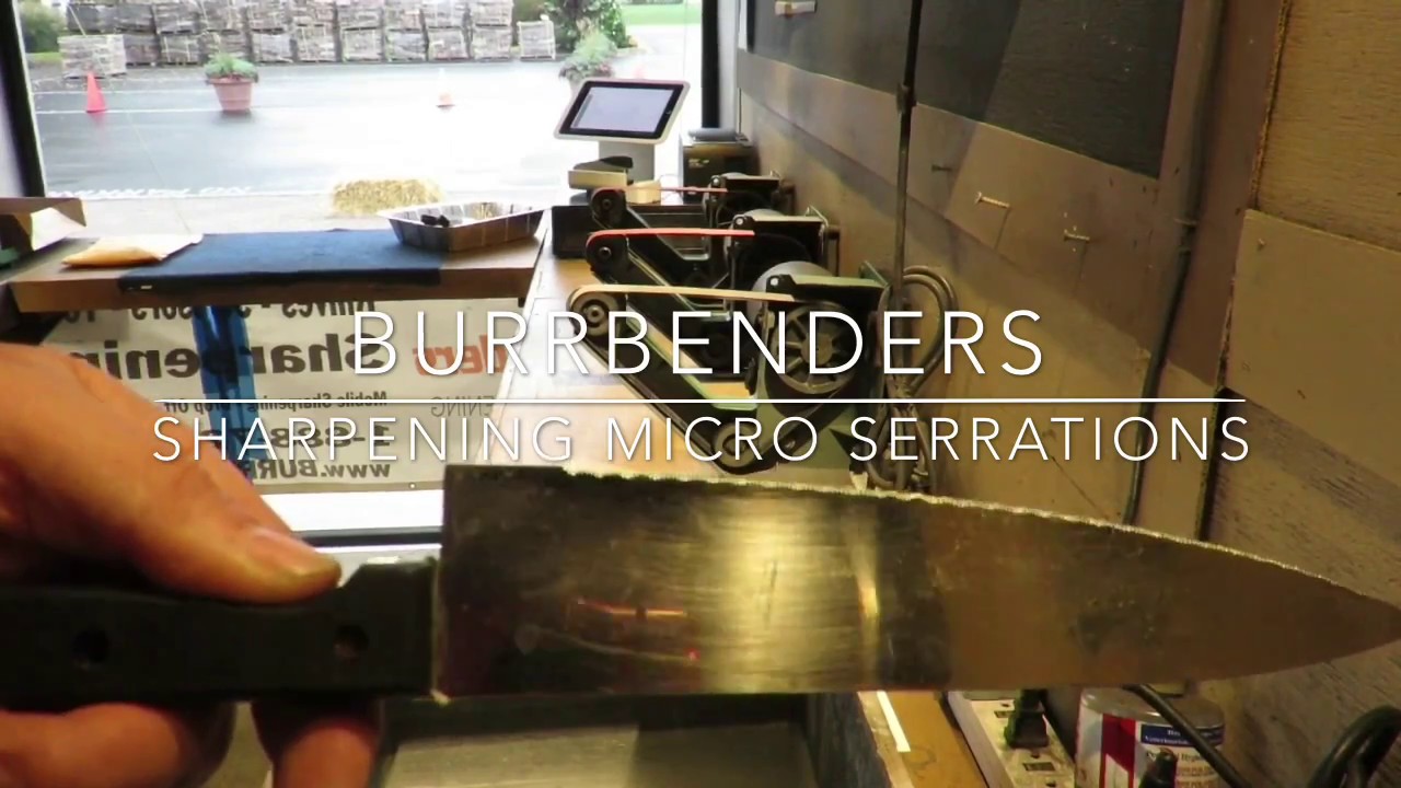 Sharpening Micro Serrations