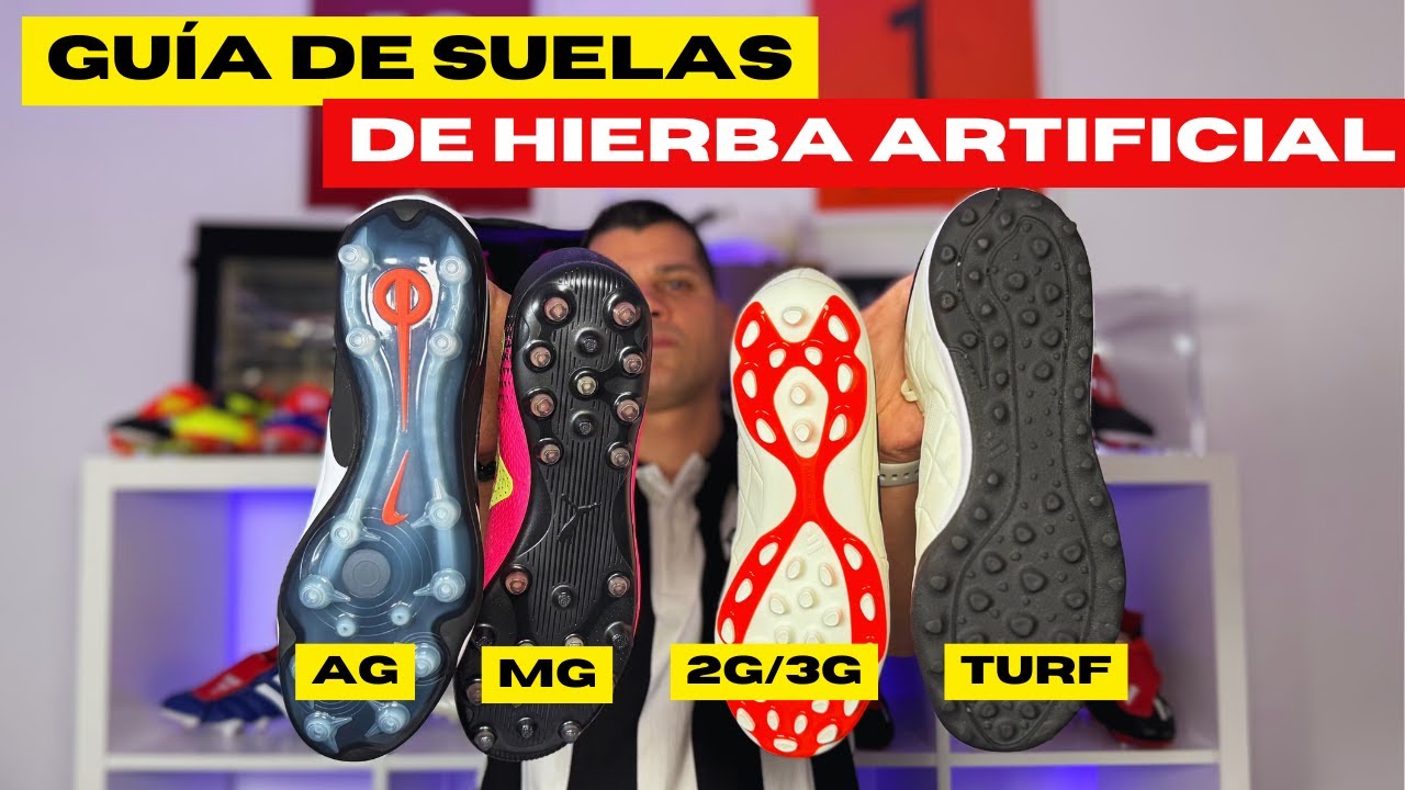 GU&Iacute;A DE SUELAS DE BOTAS DE F&Uacute;TBOL DE HIERBA ARTIFICIAL