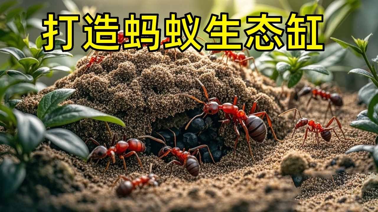 沉浸式打造蚂蚁生态缸，耗时两年零六个月打造一个超自然生态，蚂蚁能在里面繁衍吗？
