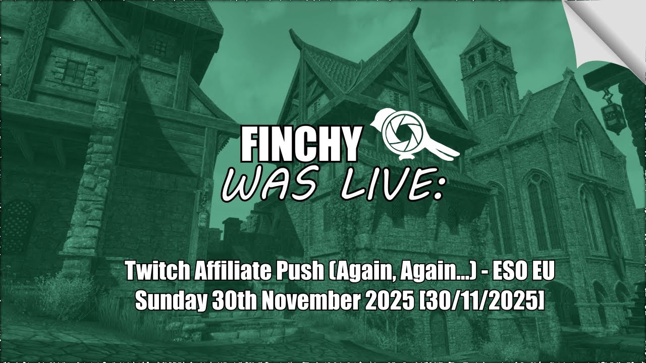 Housing & Affliate Push (again... again) - Elder Scrolls Online (EU) [30/11/2025]