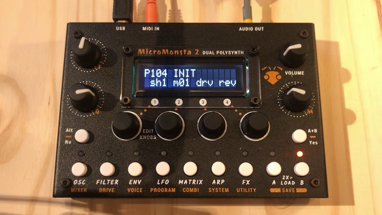 Micromonsta 2 - FM drone - maxed reverb