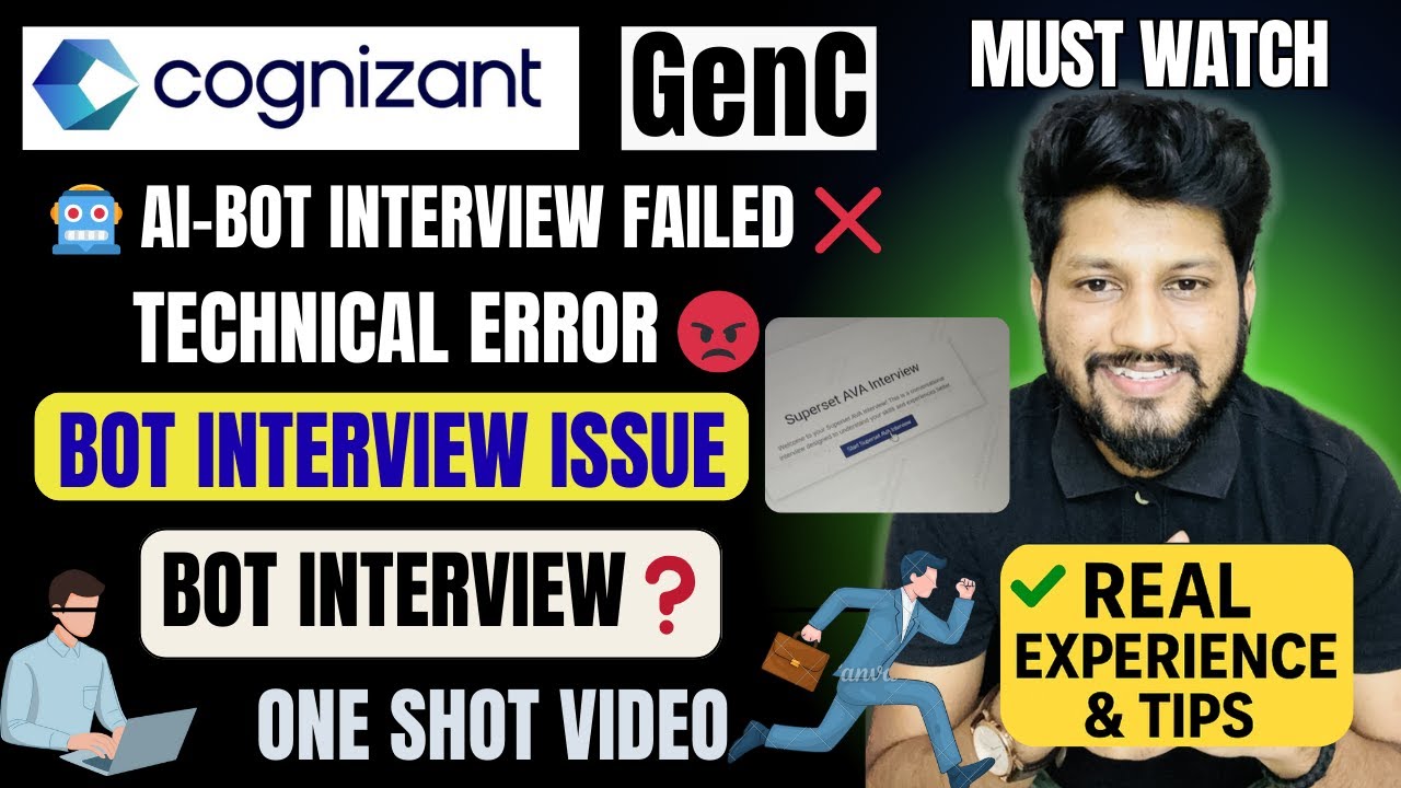 Superset AI BOT Interview Technical Issue ❌ | Interview Auto Ended | Cognizant Must Fix This