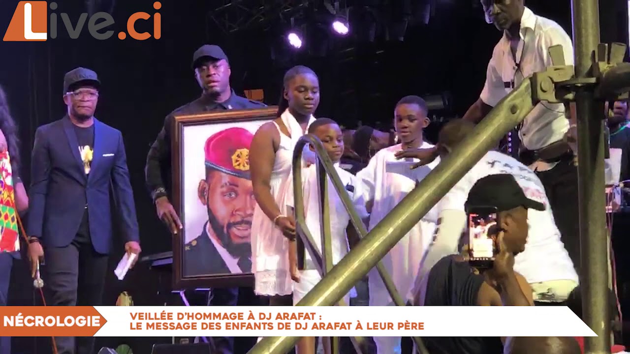 Veillée d’hommage à Dj Arafat: Le message des enfants de DJ Arafat à leur père