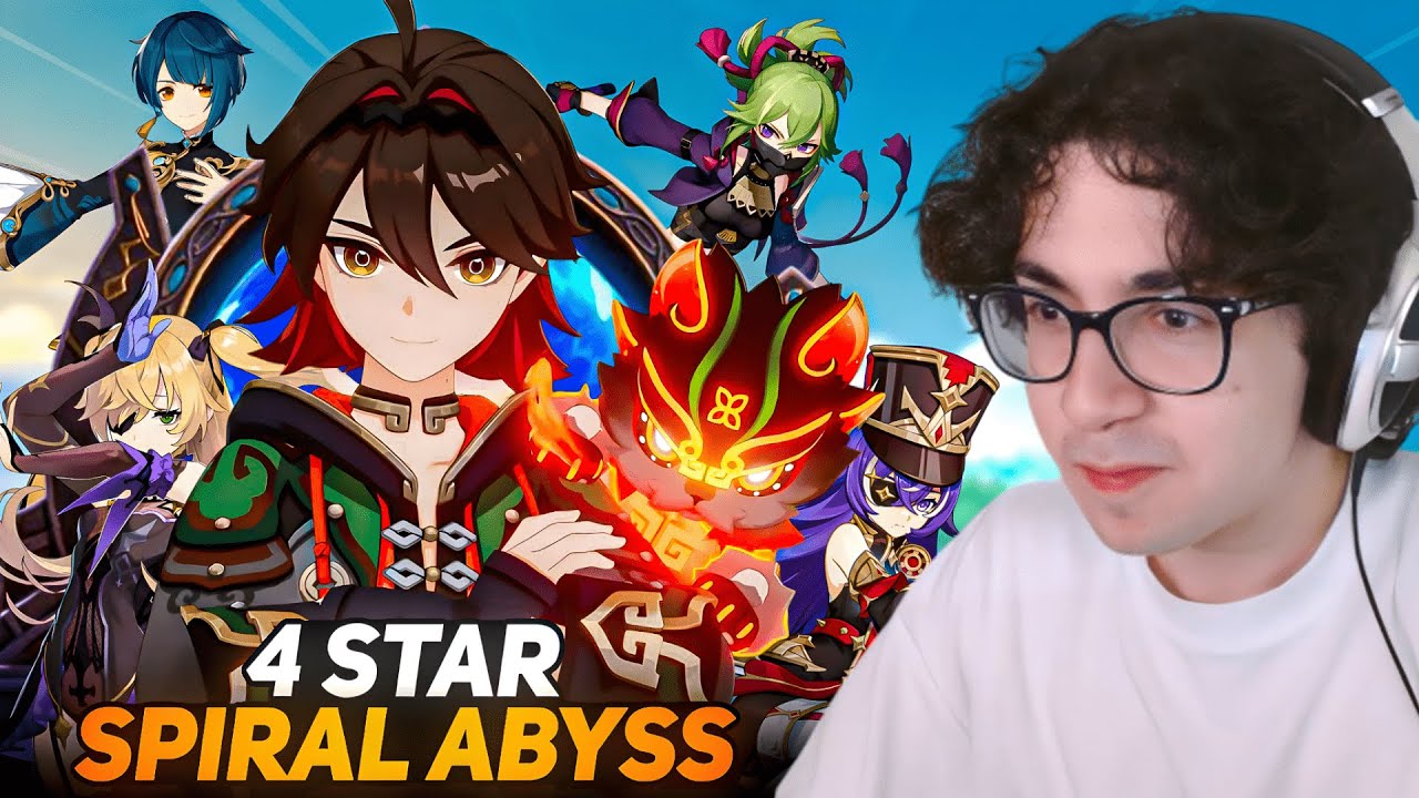 THE HARDEST 4-STAR ABYSS I HAVE EVER DONE... (Genshin Impact)