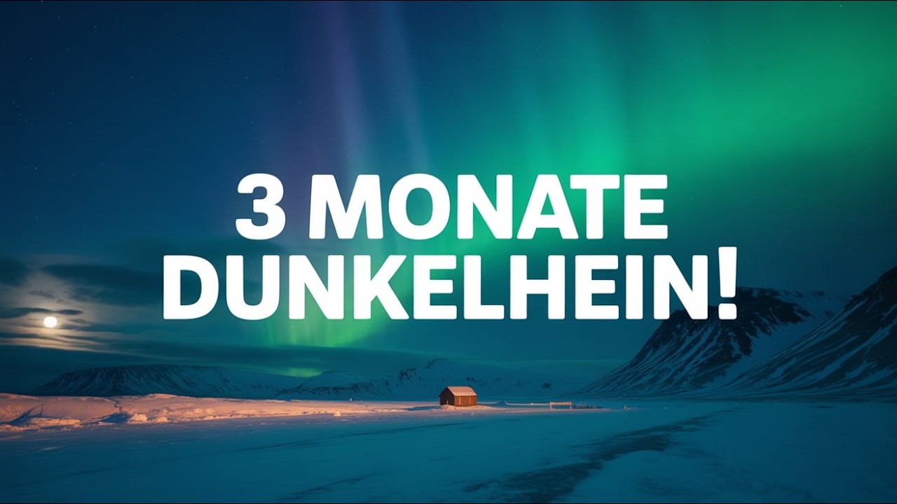3 Monate ohne Sonnenaufgang? Wo das m&ouml;glich ist: Die Polarnacht auf Spitzbergen!