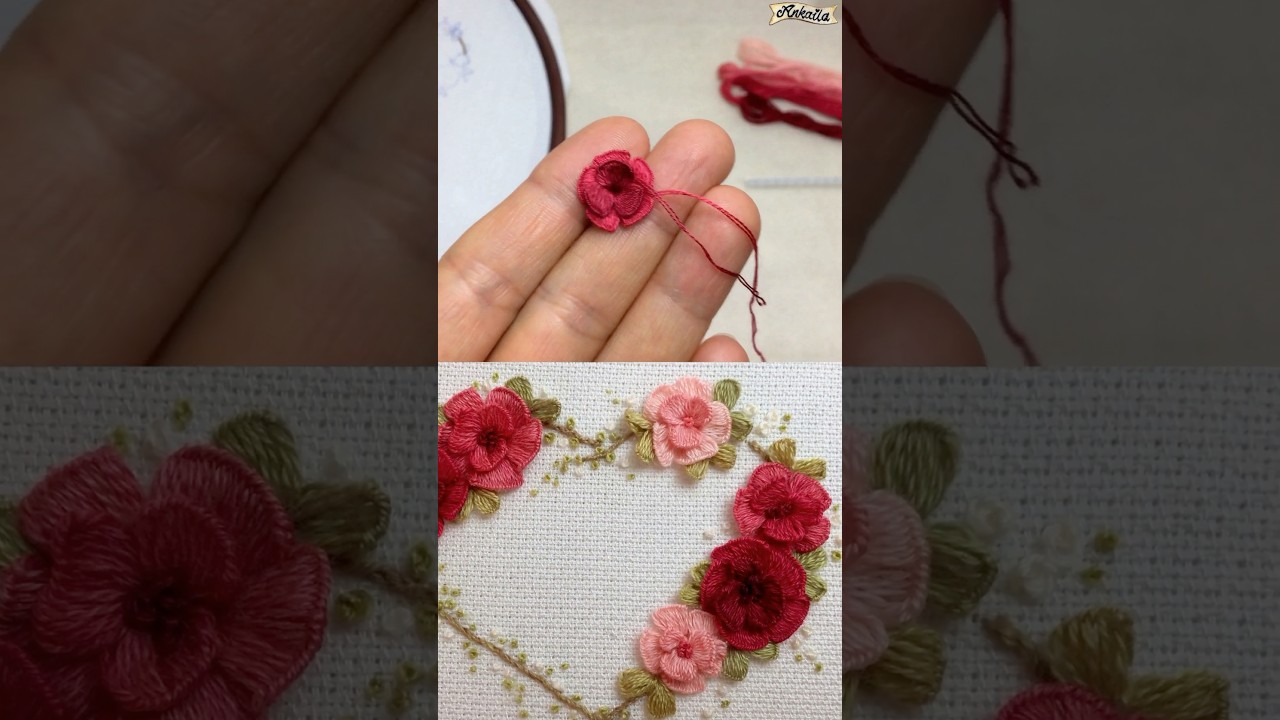Creating 3D Embroidered Flowers Has Never Been This Easy &ndash; You'll Love This New Trick!