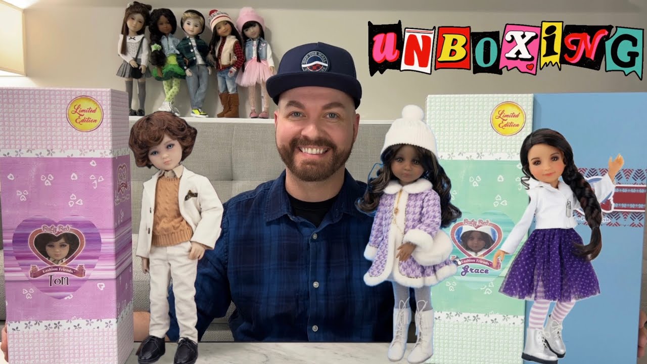 New Ruby Red Unboxing! Grace, Tom, and Freida Dolls