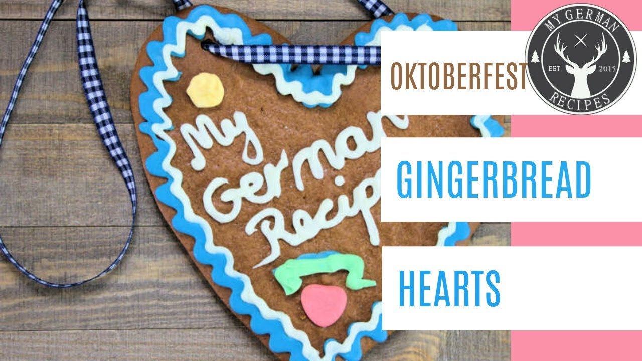Как испечь имбирные сердечки для Октоберфеста ✪ MyGerman.Recipes