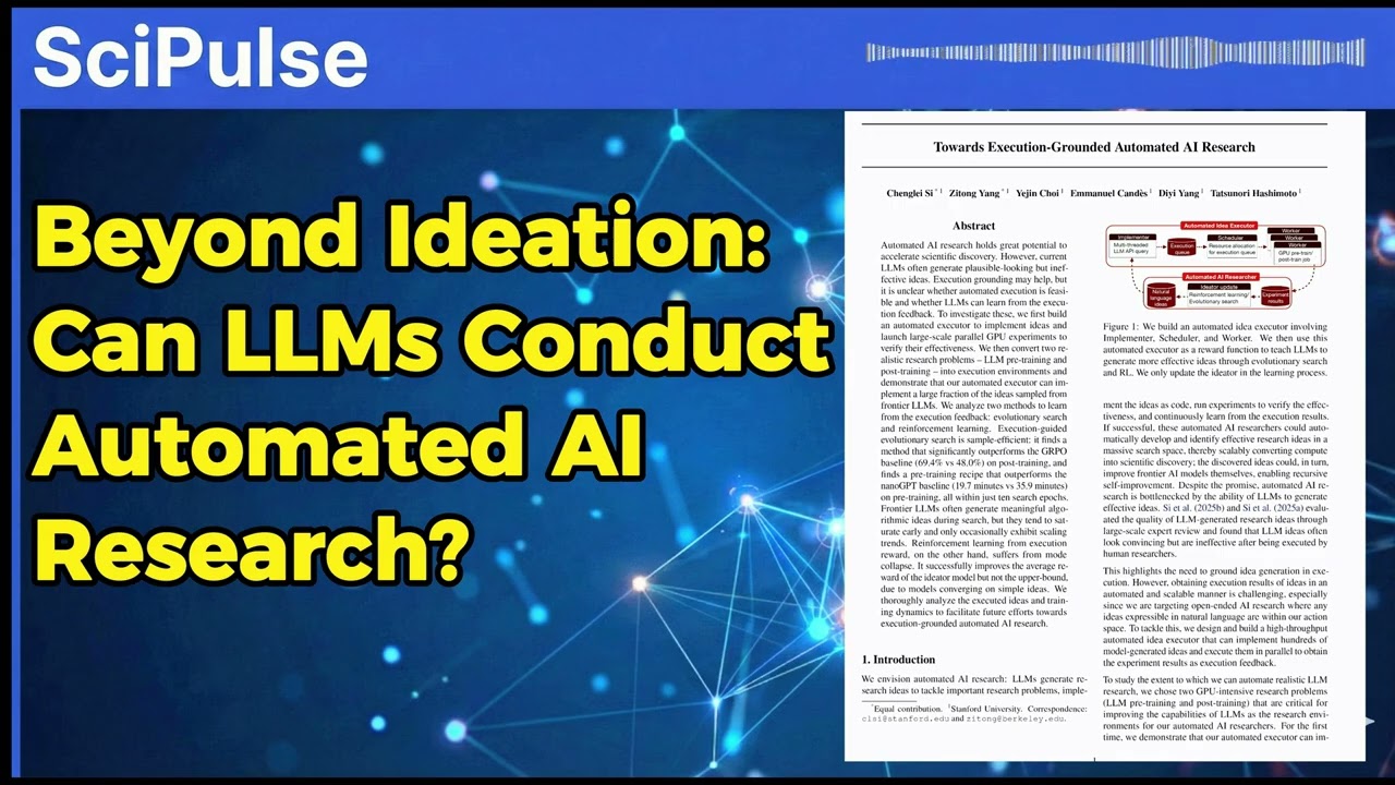 Beyond Ideation: Can LLMs Conduct Automated AI Research?