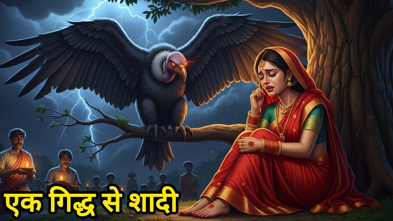 एक गिद्ध से शादी! 😱 सच्चे प्यार ने तोड़ा सदियों पुराना श्राप | दिल छू लेने वाली रहस्यमयी कहानी