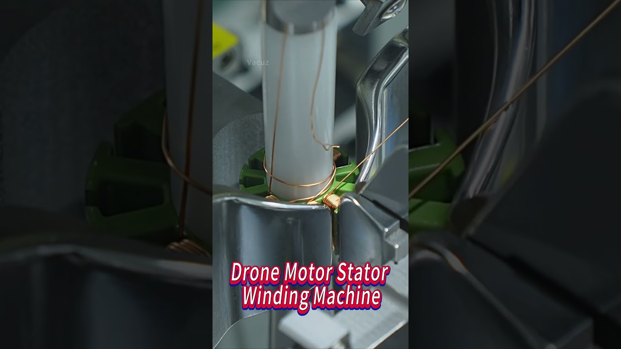 Hot Selling Vacuz 7020 FPV Drone Motor Stator Coil Winding Machine Supplier Price